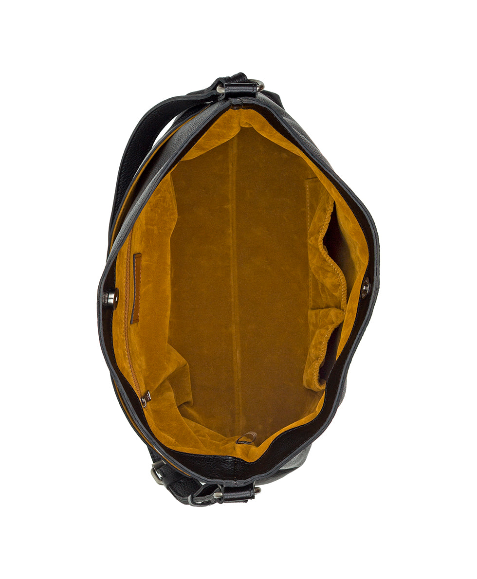 Female - Liora Slouchy Tote - Rugged Natural Grain - black - by Patricia Nash - View 7 of 23