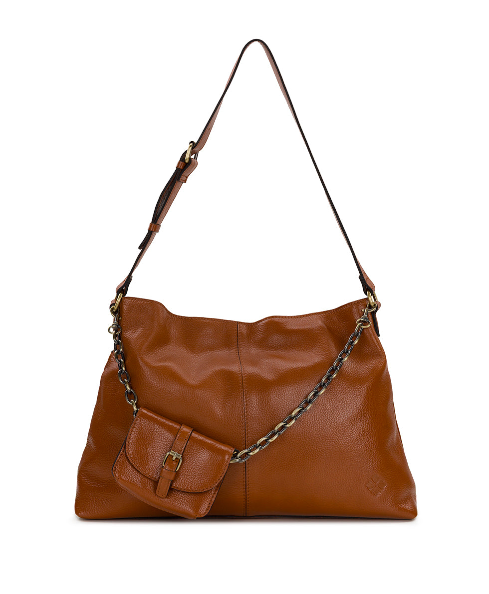 Female - Liora Slouchy Tote - Rugged Natural Grain - black - by Patricia Nash - View 2 of 23