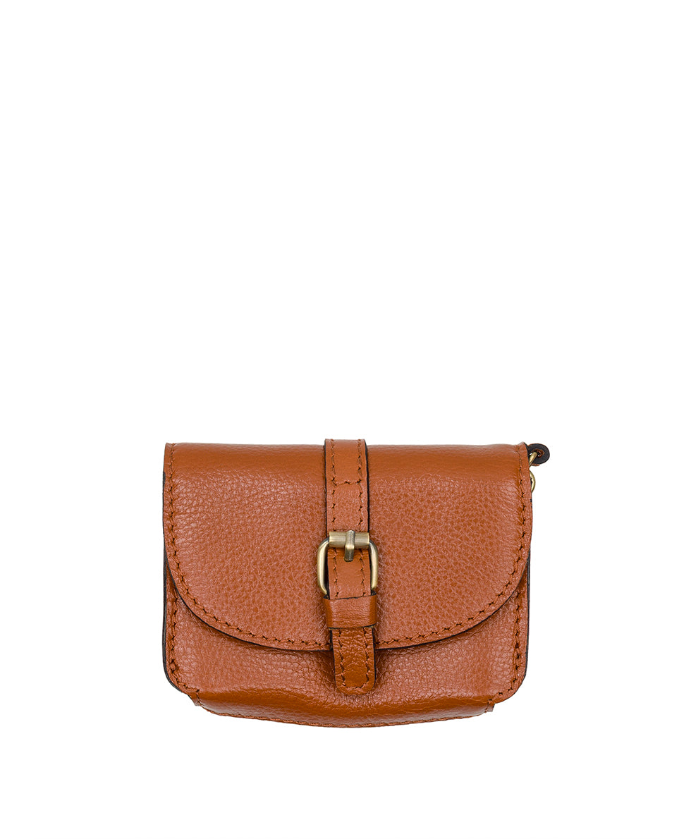 Female - Liora Slouchy Tote - Rugged Natural Grain Leather - cognac - by Patricia Nash - View 12 of 14
