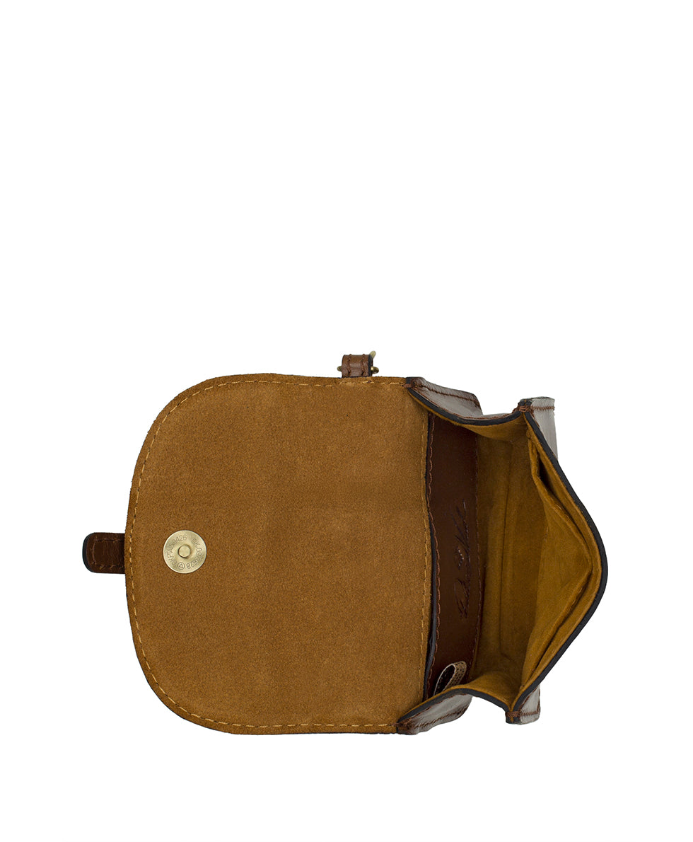 Female - Liora Slouchy Tote | Suede Leather | Cognac - cognac - by Patricia Nash - View 10 of 10