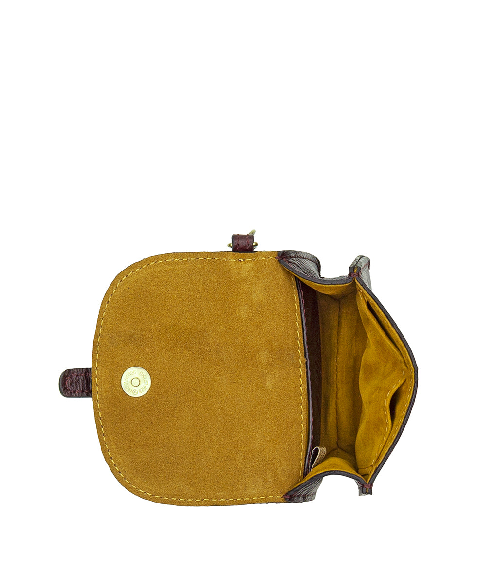 Female - Liora Slouchy Tote | Suede Leather | Plum - plum - by Patricia Nash - View 9 of 9