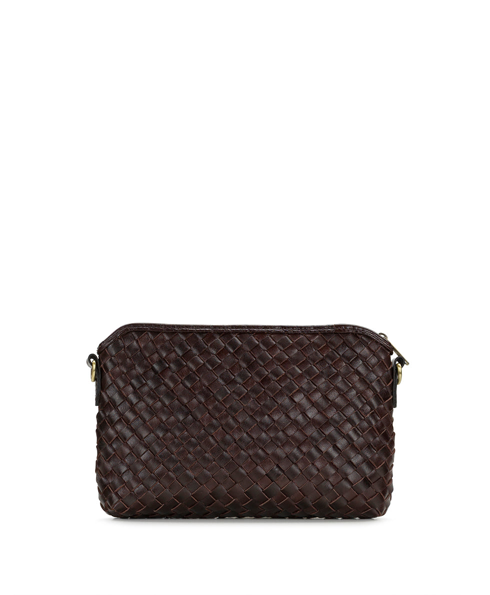 Female - Sevran Crossbody - Hand Stained Woven - cognac - by Patricia Nash - View 2 of 12