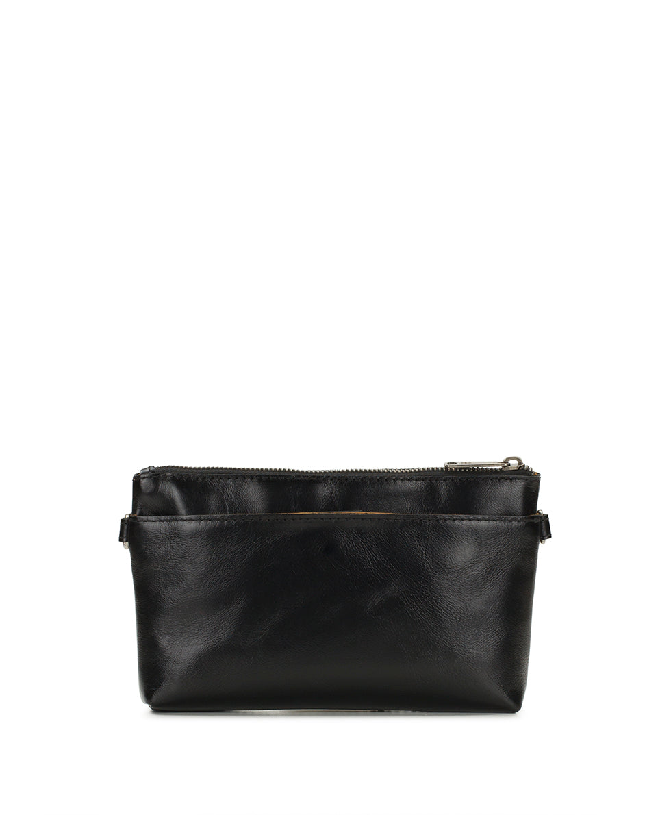 Female - Mignon Wristlet Crossbody | Vintage Distressed | Black - black - by Patricia Nash - View 2 of 4