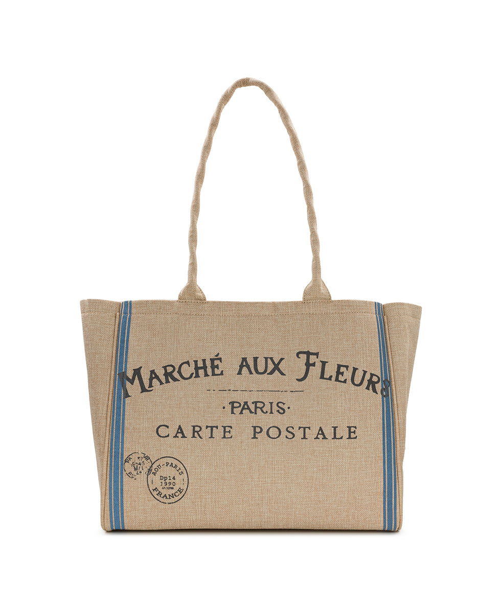 Female - Parisian Market Tote - Specialty Woven - natural - by Patricia Nash - View 2 of 7