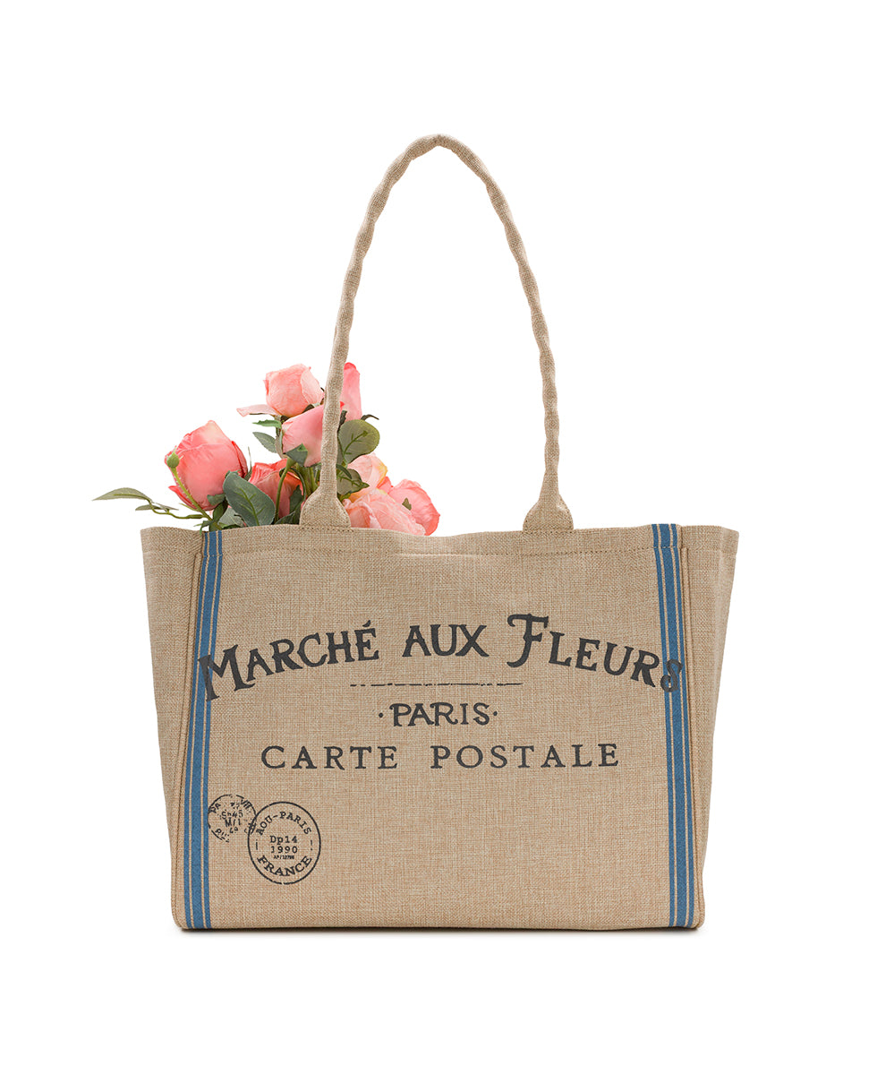 Female - Parisian Market Tote - Specialty Woven - natural - by Patricia Nash - View 3 of 7