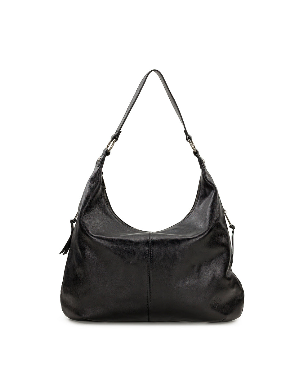 Female - Esther Hobo | Rugged Natural Grain | Black - black - by Patricia Nash - View 1 of 5