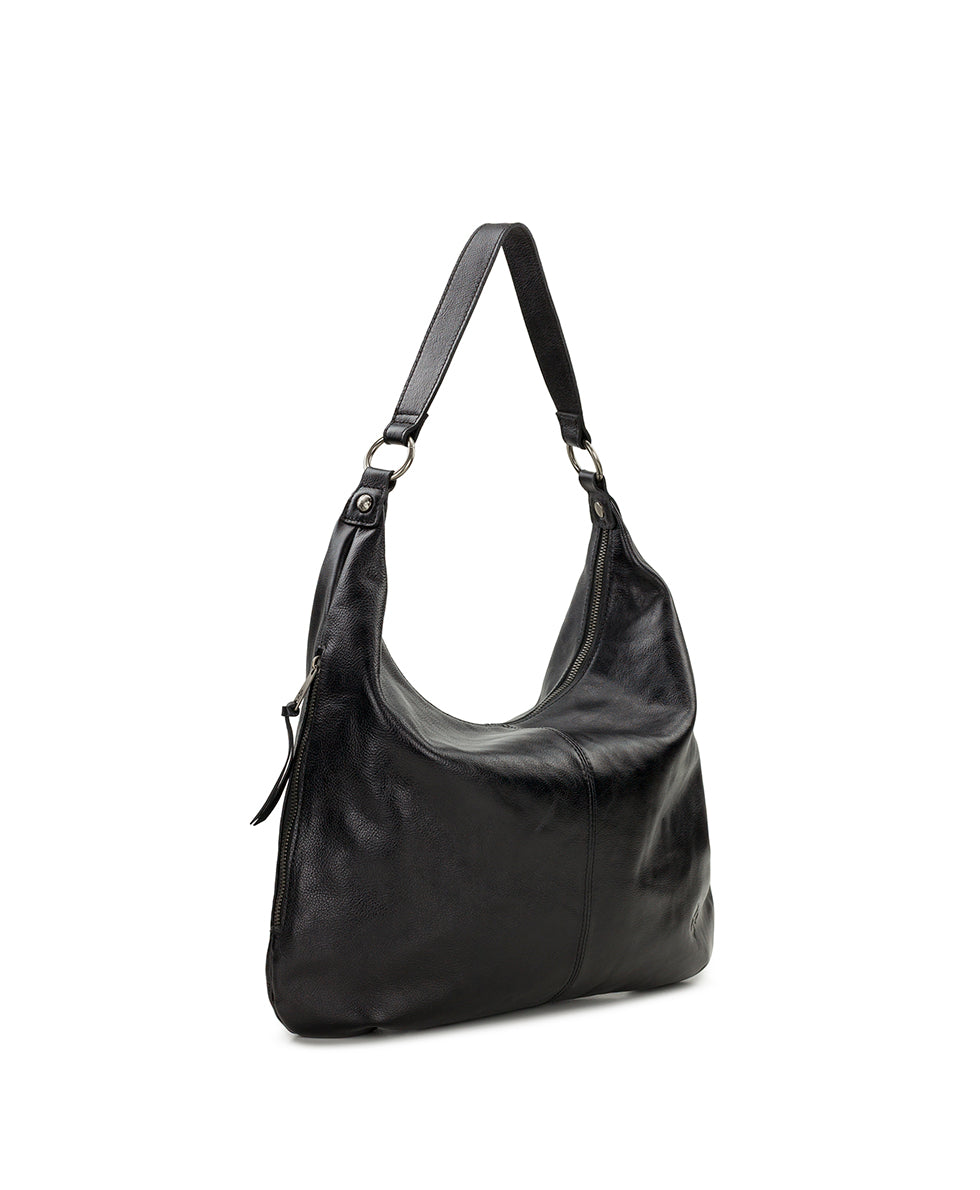 Female - Esther Hobo | Rugged Natural Grain | Black - black - by Patricia Nash - View 4 of 5