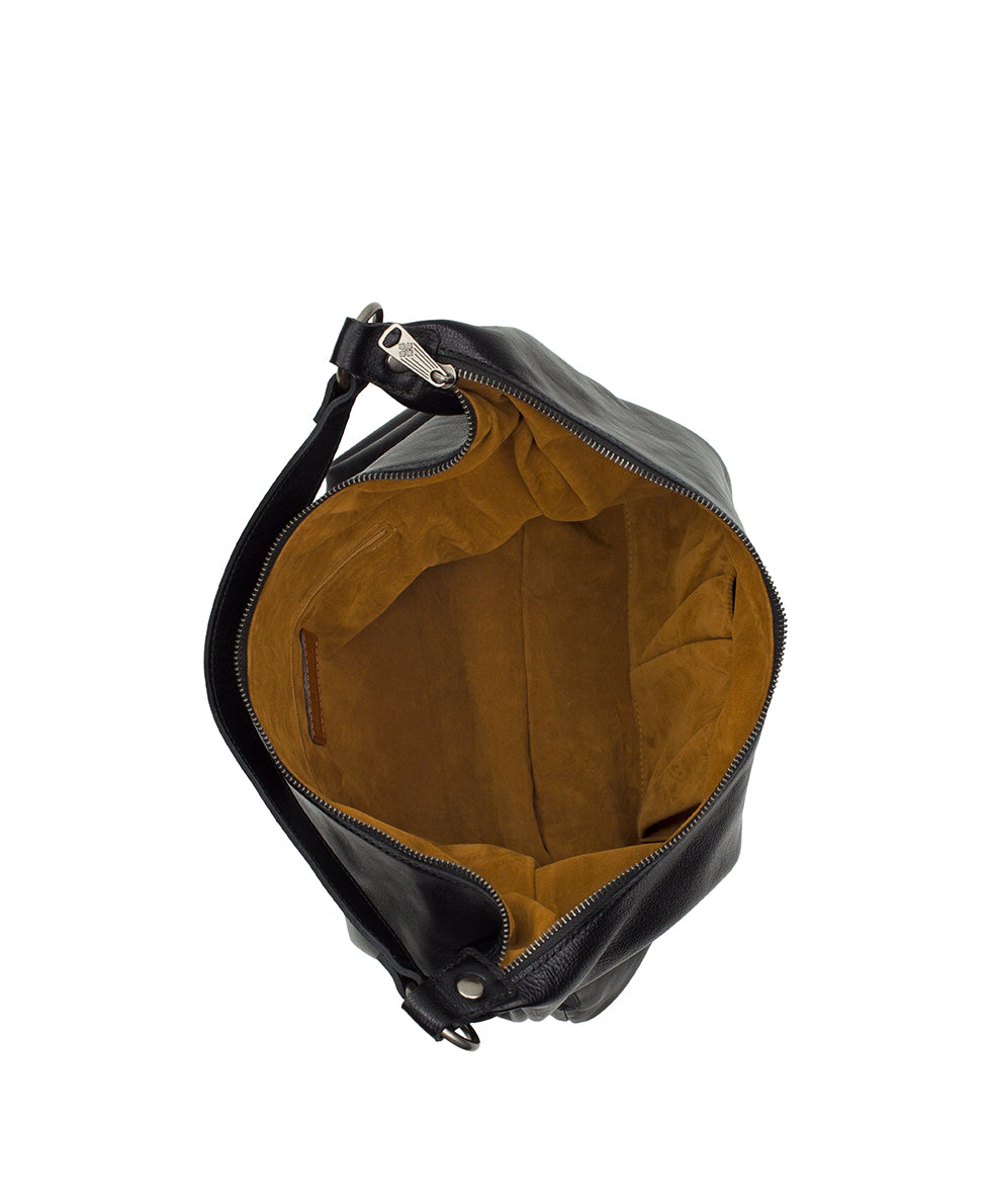 Female - Esther Hobo | Rugged Natural Grain | Black - black - by Patricia Nash - View 5 of 5