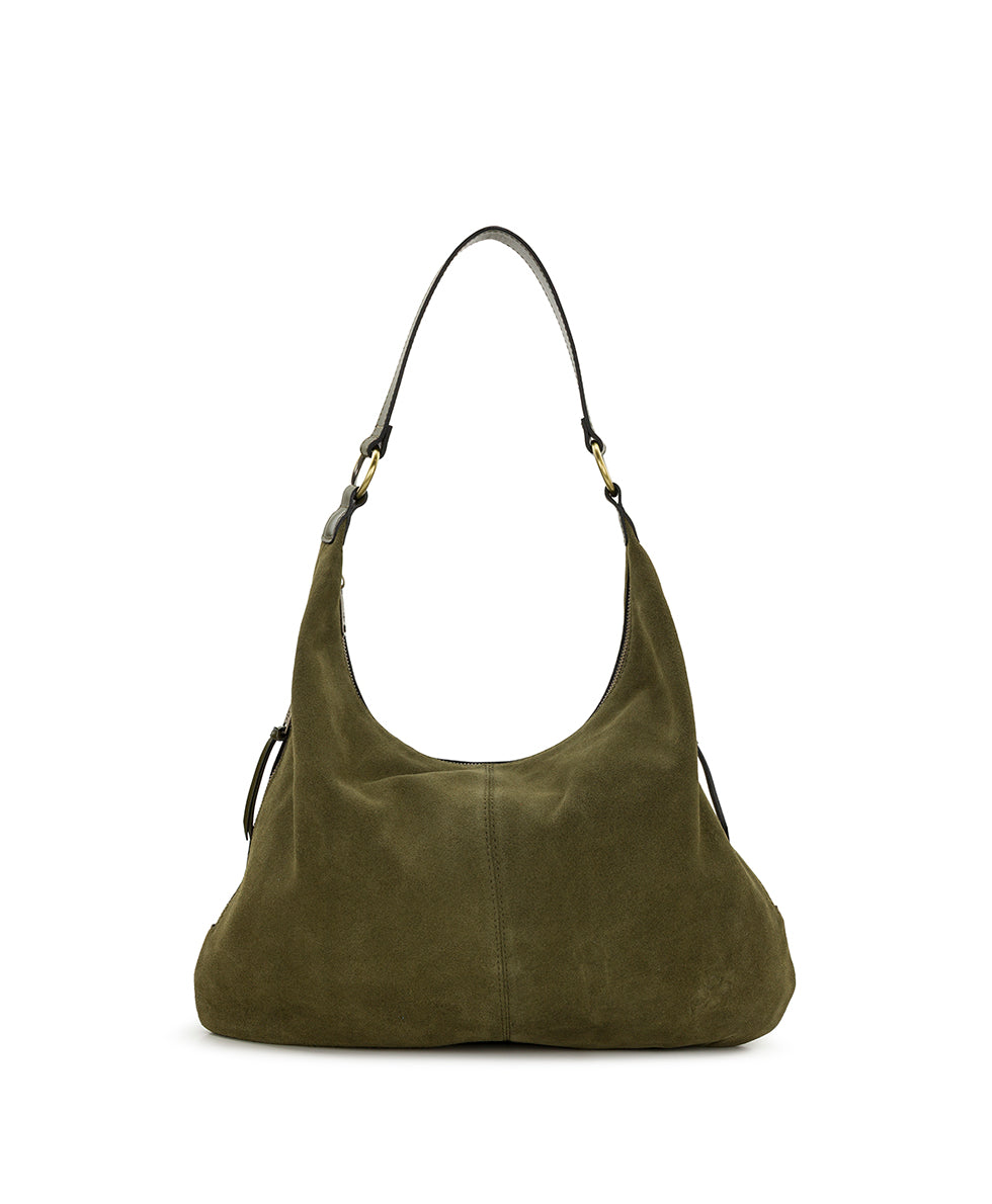 Female - Esther Hobo | Suede Leather | Olive - olive - by Patricia Nash - View 1 of 4