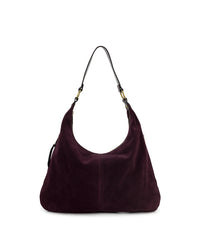 Esther Hobo | Suede Leather | Plum