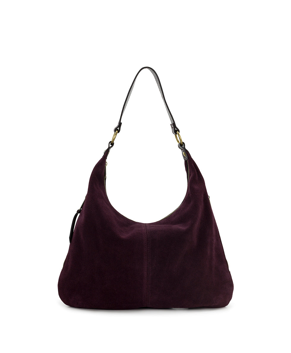Female - Esther Hobo | Suede Leather | Plum - plum - by Patricia Nash - View 1 of 5