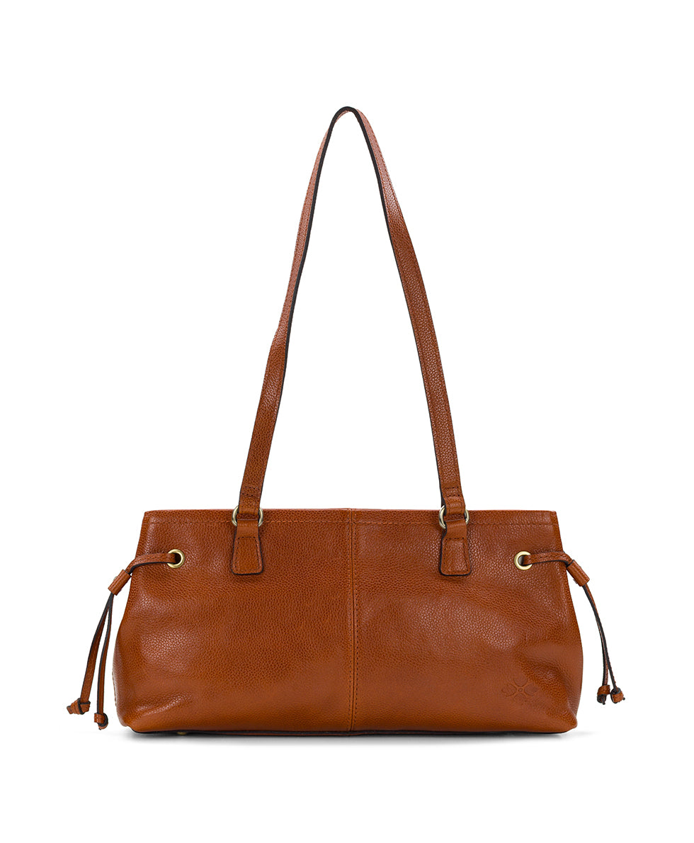Female - Linnea Shoulder Bag | Rugged Natural Grain | Cognac - cognac - by Patricia Nash - View 1 of 4