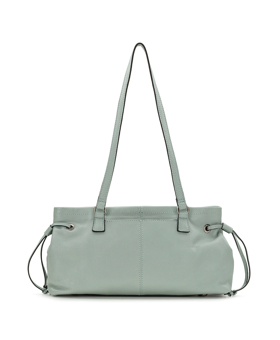 Female - Linnea Shoulder Bag | Rugged Natural Grain | Nordic Blue - cognac - by Patricia Nash - View 2 of 4