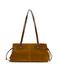 Linnea Shoulder Bag | Suede Leather | Cognac