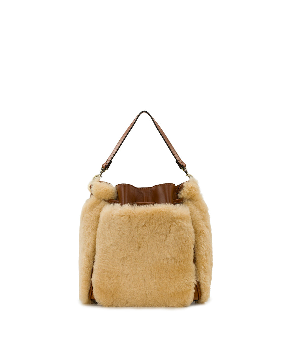 Female - Kalmar Drawstring With Hang Off | Sherpa | Natural - natural - by Patricia Nash - View 3 of 8
