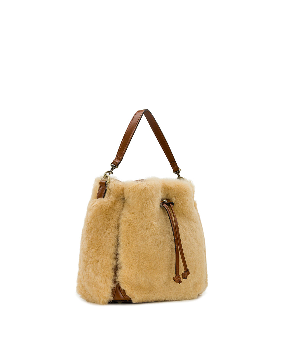 Female - Kalmar Drawstring With Hang Off | Sherpa | Natural - natural - by Patricia Nash - View 4 of 8