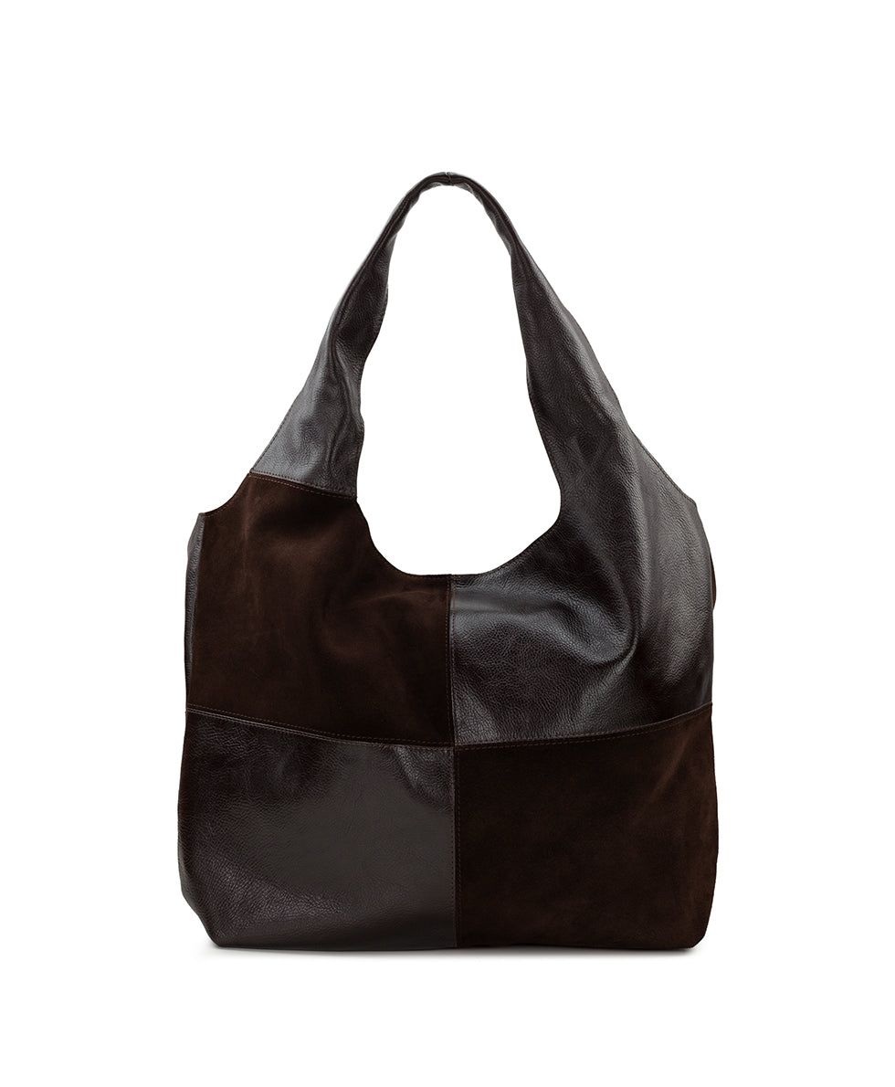 Female - Tove Tote | Suede and Rugged | Chocolate - chocolate - by Patricia Nash - View 1 of 4