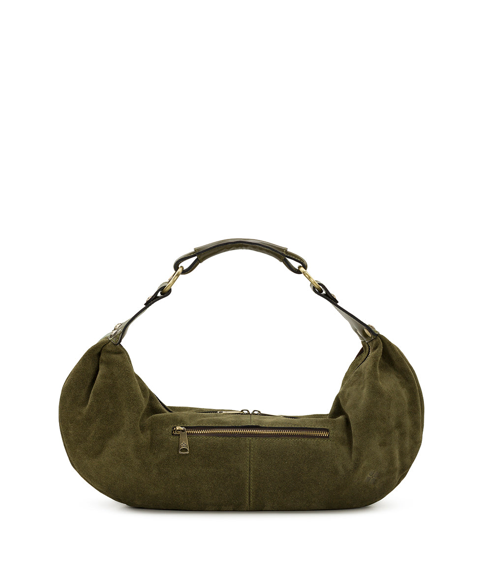 Female - Bente Hobo | Suede Colorblock | Olive - olive - by Patricia Nash - View 2 of 4