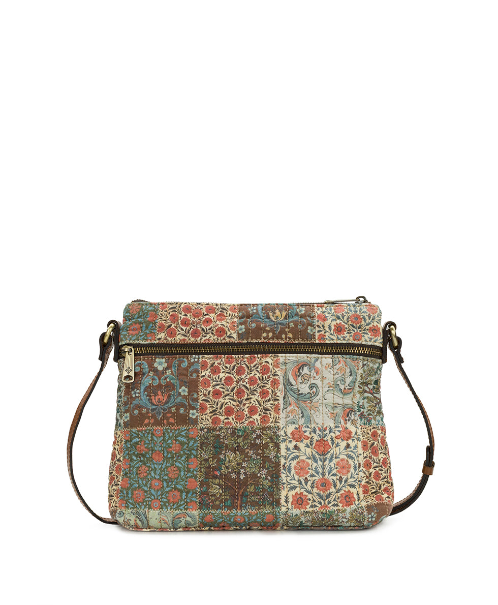 Female - Anders Crossbody | Nordic Patchwork Cotton | Nordic Patchwork - nordic patchwork - by Patricia Nash - View 2 of 4