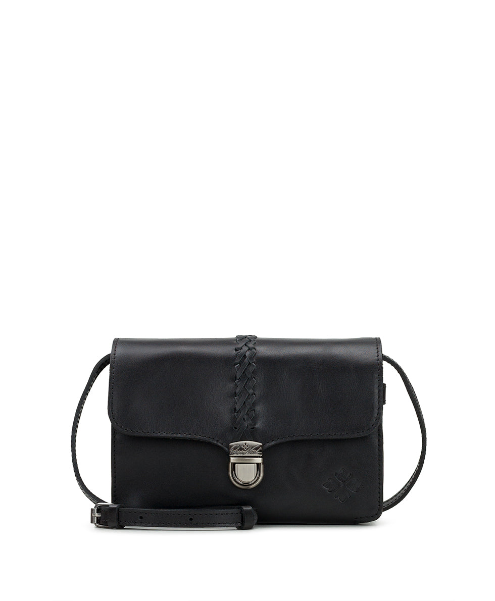 Female - Bianco Crossbody Organizer - Heritage - black - by Patricia Nash - View 1 of 9
