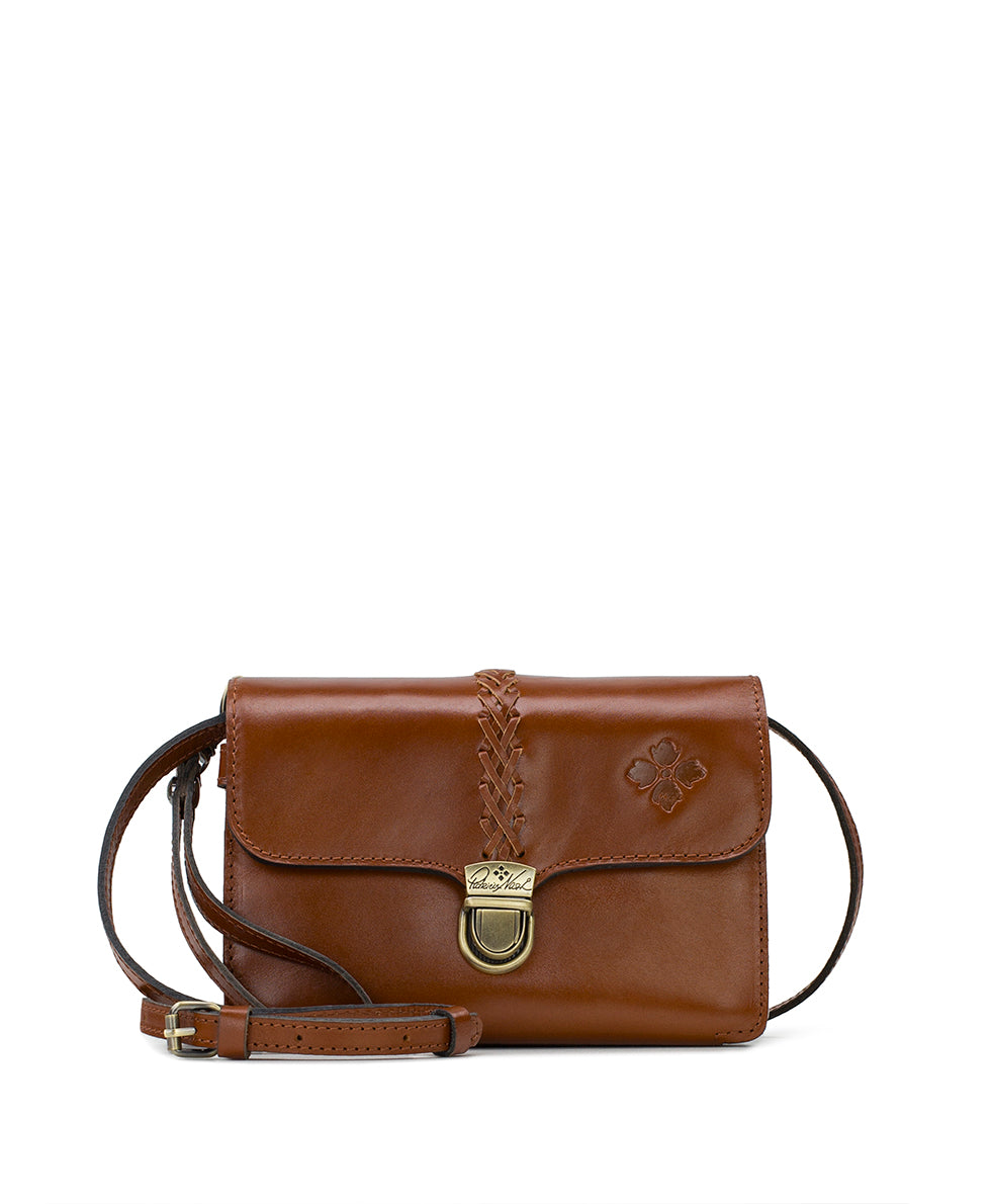 Female - Bianco Crossbody Organizer - Heritage - black - by Patricia Nash - View 7 of 16