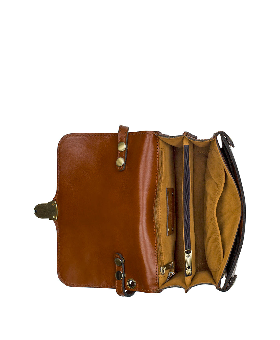 Female - Bianco Crossbody Organizer - Heritage - black - by Patricia Nash - View 7 of 9