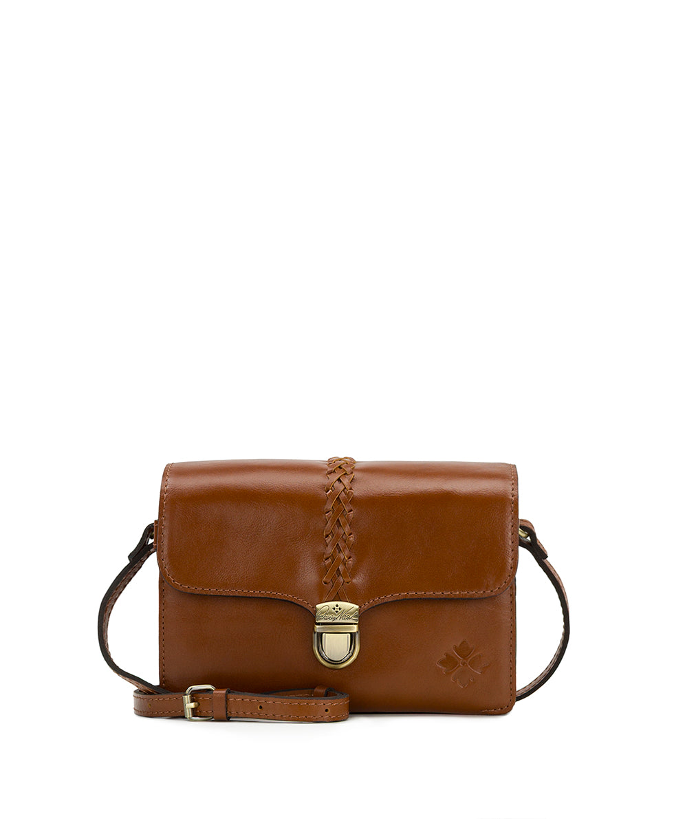 Patricia Nash Bianco Crossbody Organizer,Tan