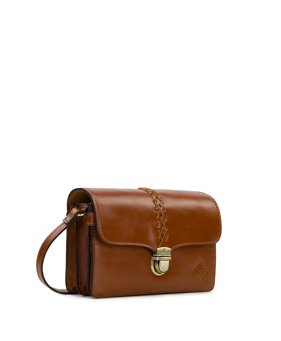 Female - Bianco Crossbody Organizer - Heritage - black - by Patricia Nash - View 9 of 13