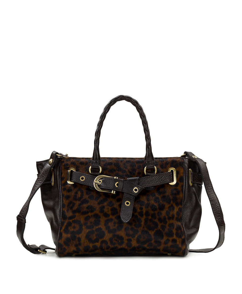 Female - Eda Satchel | Exotics | Leopard - leopard - by Patricia Nash - View 1 of 4