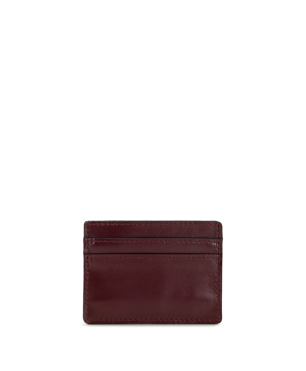 Female - Granna ID Case | Vintage Distressed  | Oxblood - cognac - by Patricia Nash - View 2 of 3