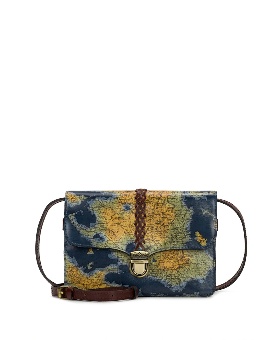 Female - Bianco Crossbody - Greek Map - greek map - by Patricia Nash - View 1 of 6