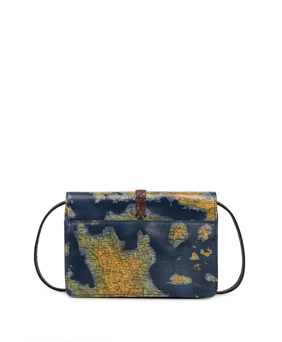 Female - Bianco Crossbody - Greek Map - greek map - by Patricia Nash - View 2 of 6