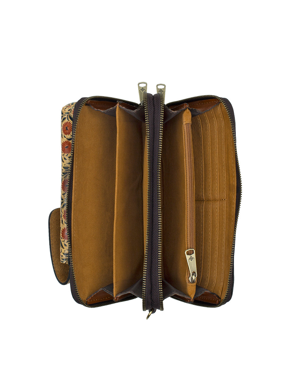 Female - Avery Phone Crossbody | Scandi Antique | Scandi Antique Ochre - scandi antique ochre - by Patricia Nash - View 4 of 4