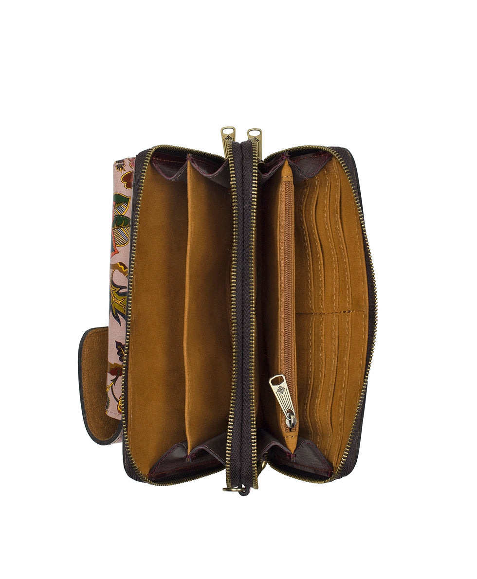 Female - Avery Phone Crossbody | Danish Floral Tapestry | Danish Floral Tapestry - danish floral tapestry - by Patricia Nash - View 4 of 4