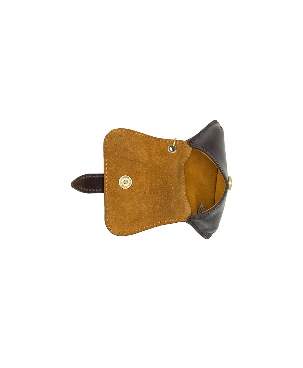 Female - Anya Satchel With Hang Off | Suede Leather | Chocolate - chocolate - by Patricia Nash - View 8 of 8