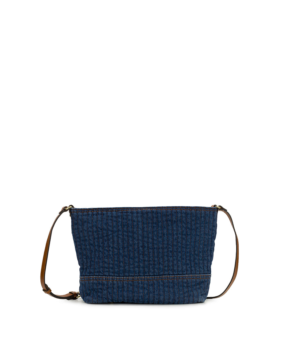 Female - Thora Crossbody | Quilted Denim | Denim - denim - by Patricia Nash - View 1 of 4