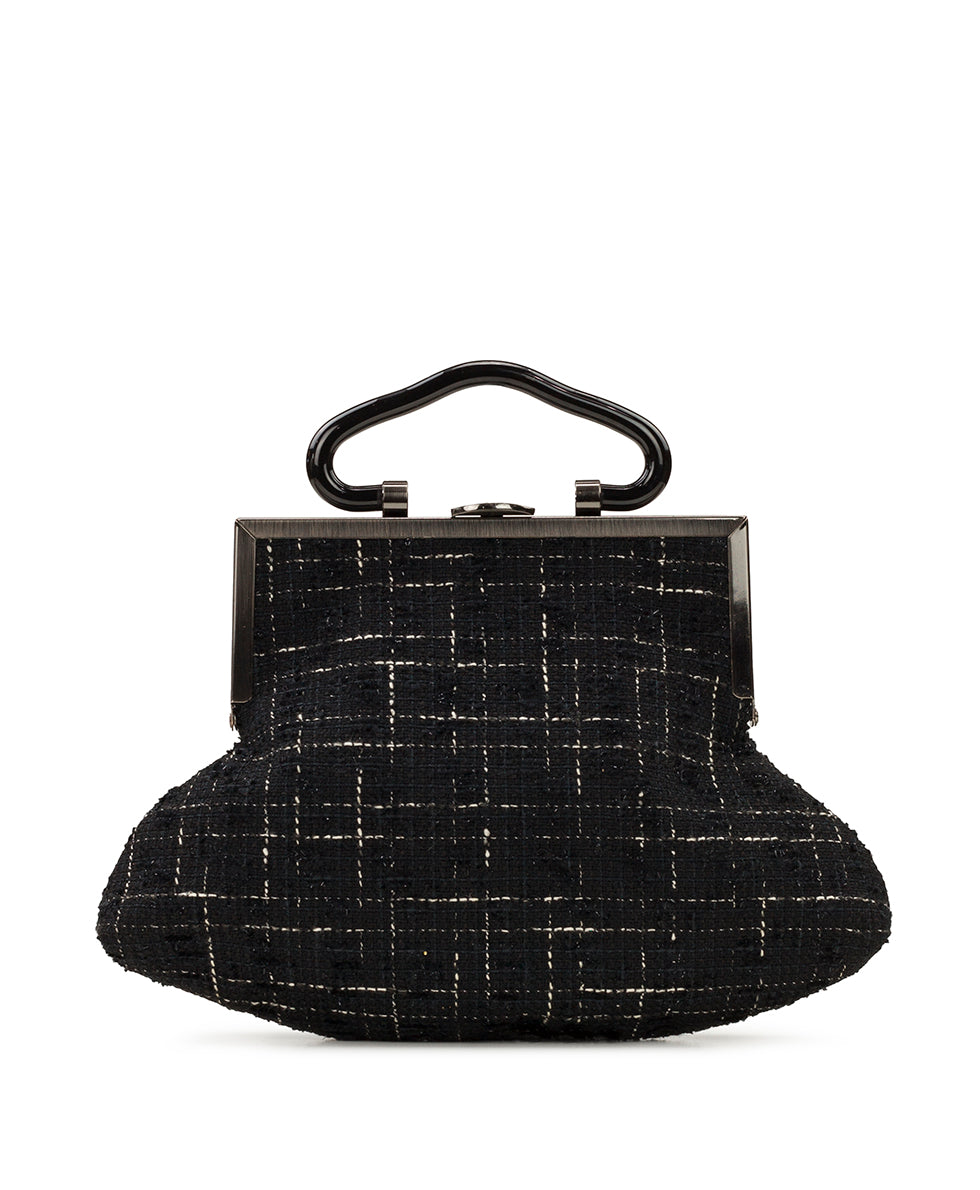 Almarza Frame Bag - Glitter Plaid - black - by Patricia Nash - View 2 of 5