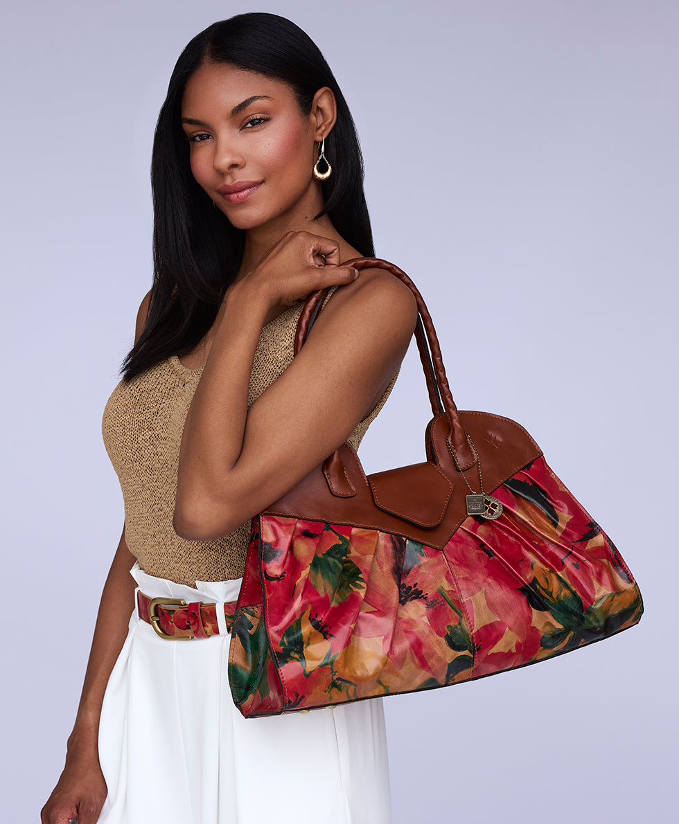 Female - Lione Satchel - Spring Multi - spring multi - by Patricia Nash - View 6 of 6