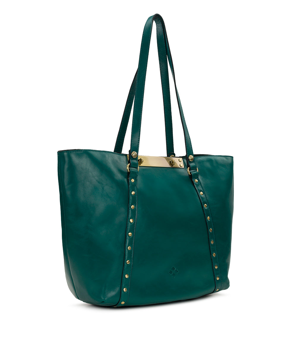 Benvenuto Tote - Vintage Distressed Leather - black - by Patricia Nash - View 8 of 62