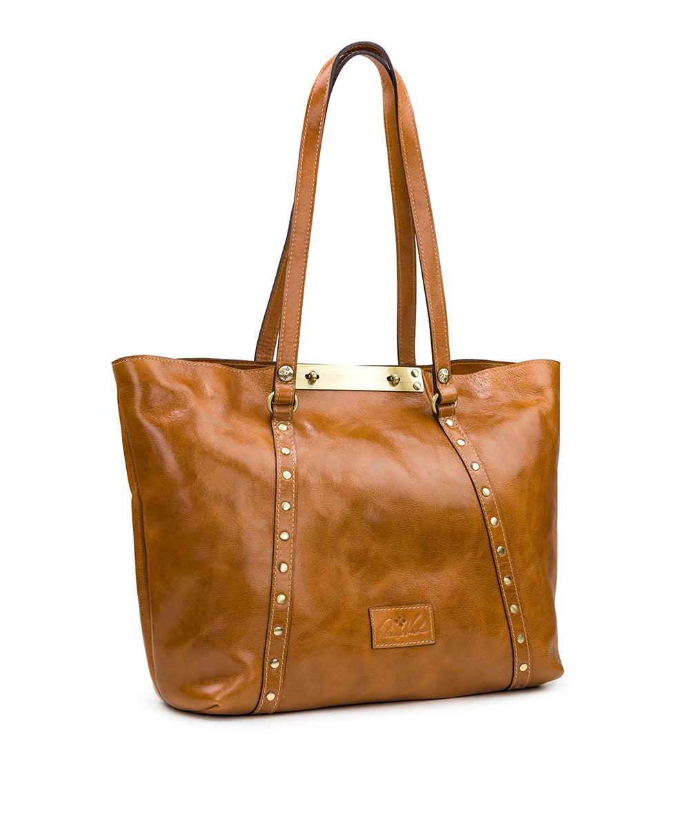 Benvenuto Tote - Vintage Distressed Leather - black - by Patricia Nash - View 26 of 62