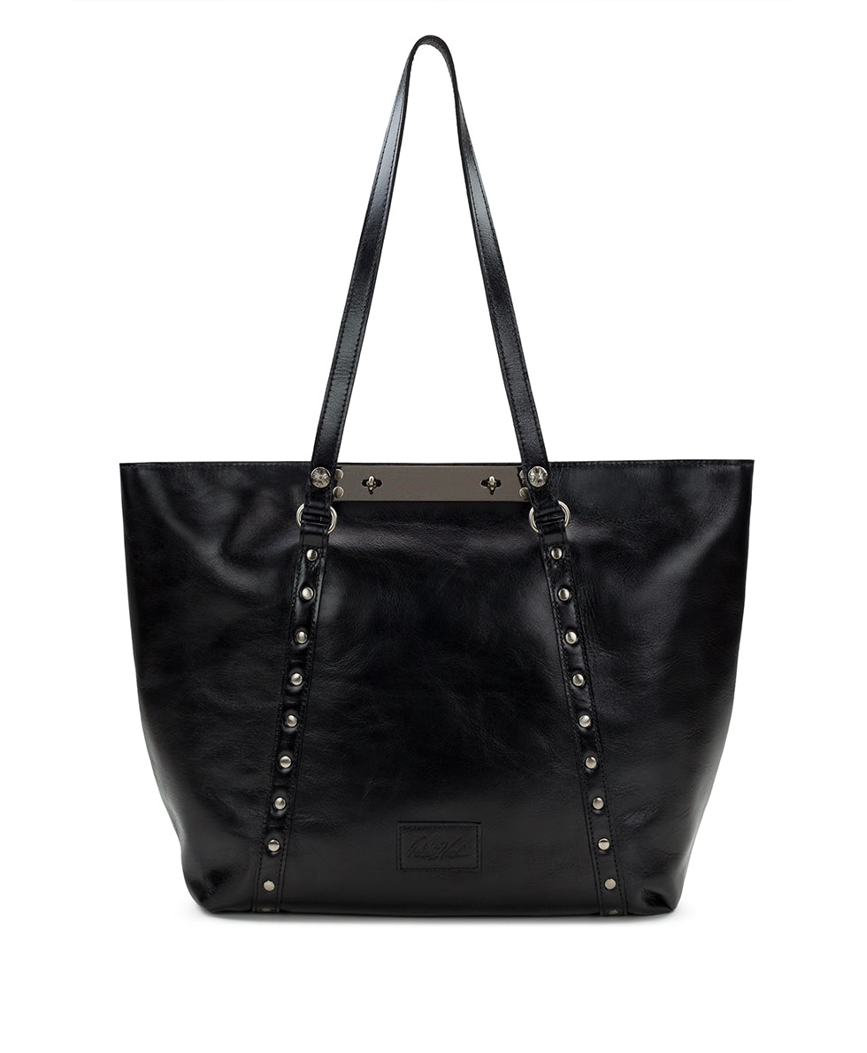 Benvenuto Tote - Vintage Distressed Leather - black - by Patricia Nash - View 16 of 62