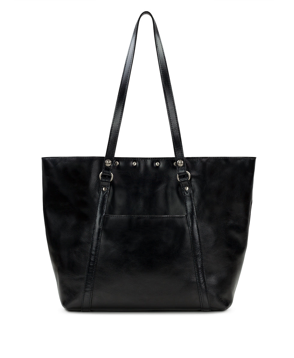 Benvenuto Tote - Vintage Distressed Leather - black - by Patricia Nash - View 17 of 62