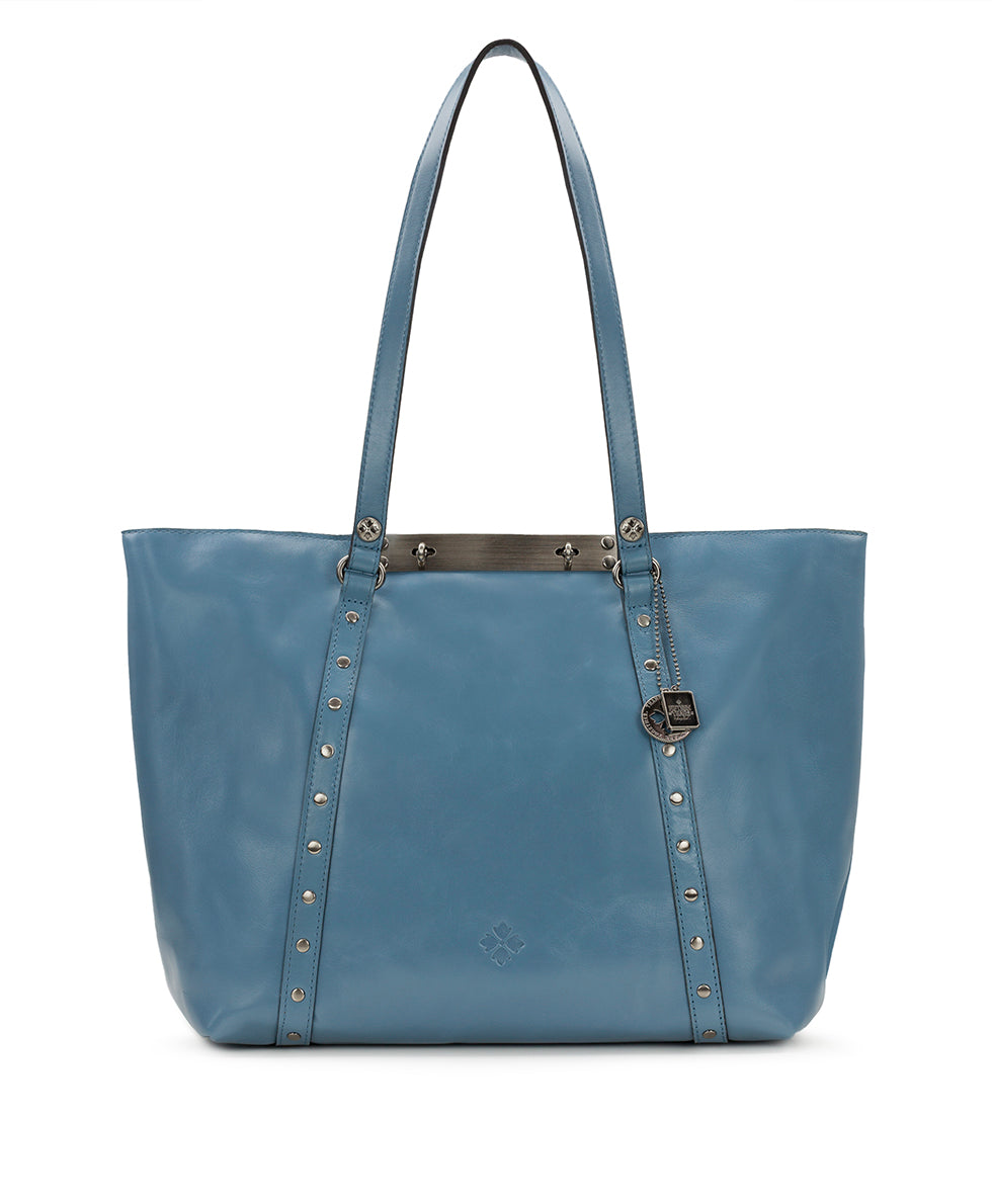 Benvenuto Tote - Vintage Distressed Leather - black - by Patricia Nash - View 11 of 62