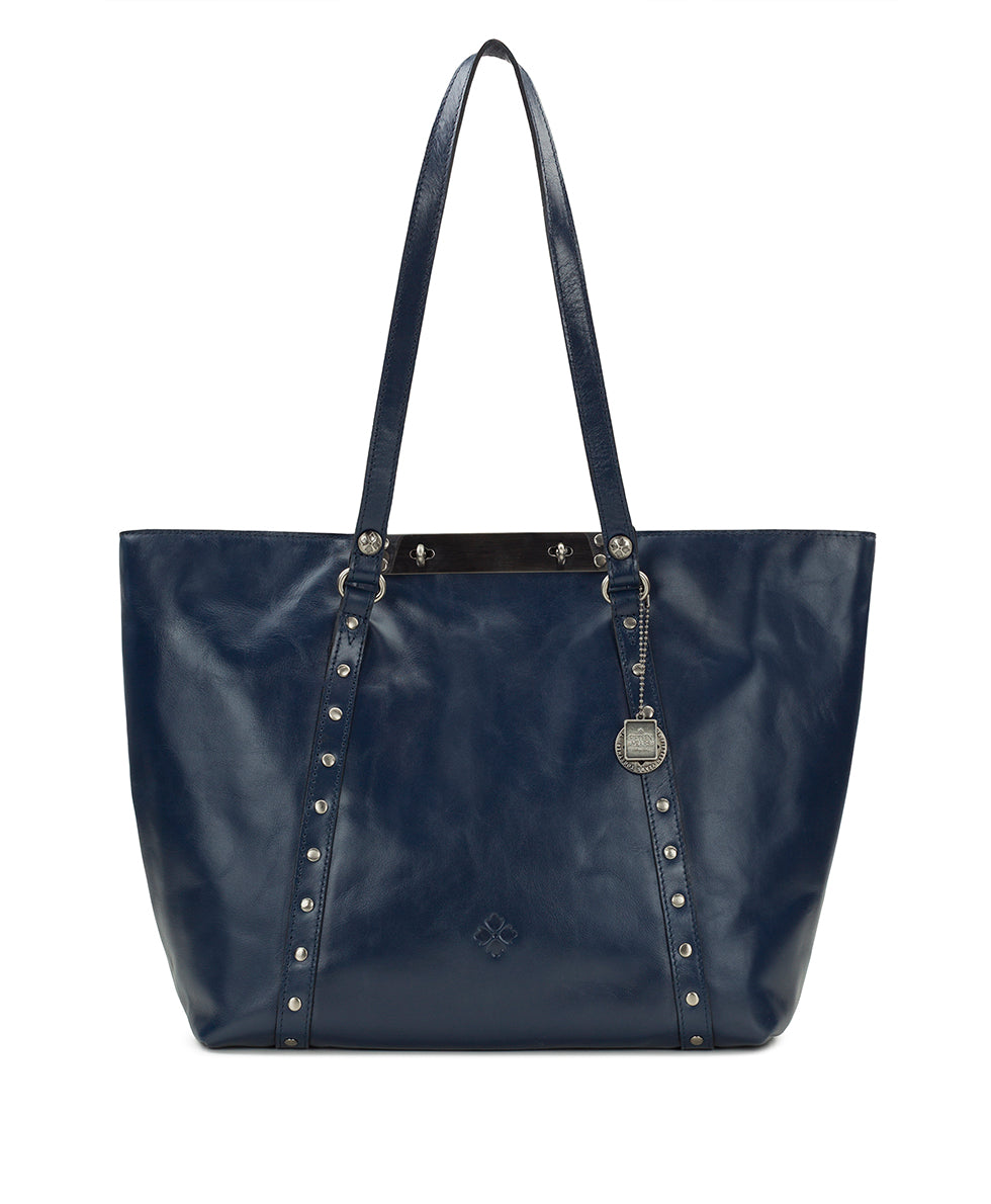 Female - Benvenuto Tote - Vintage Distressed - denim blue - by Patricia Nash - View 1 of 5