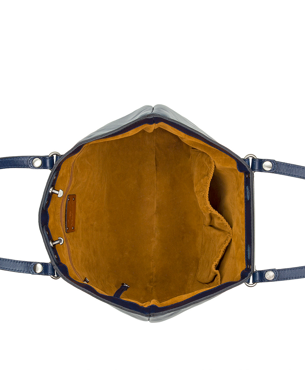 Female - Benvenuto Tote - Vintage Distressed - denim blue - by Patricia Nash - View 4 of 5