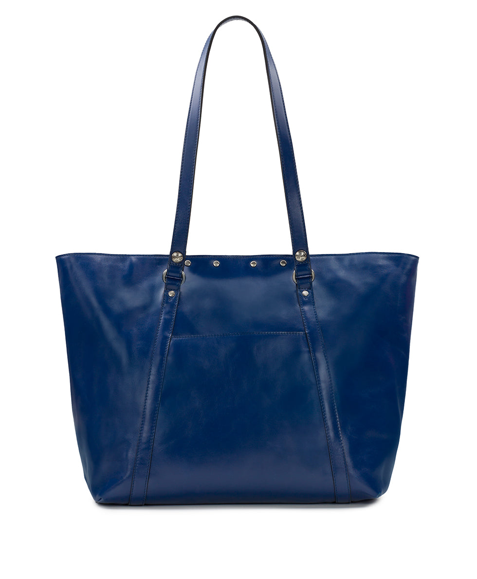 Benvenuto Tote - Vintage Distressed Leather - black - by Patricia Nash - View 47 of 62