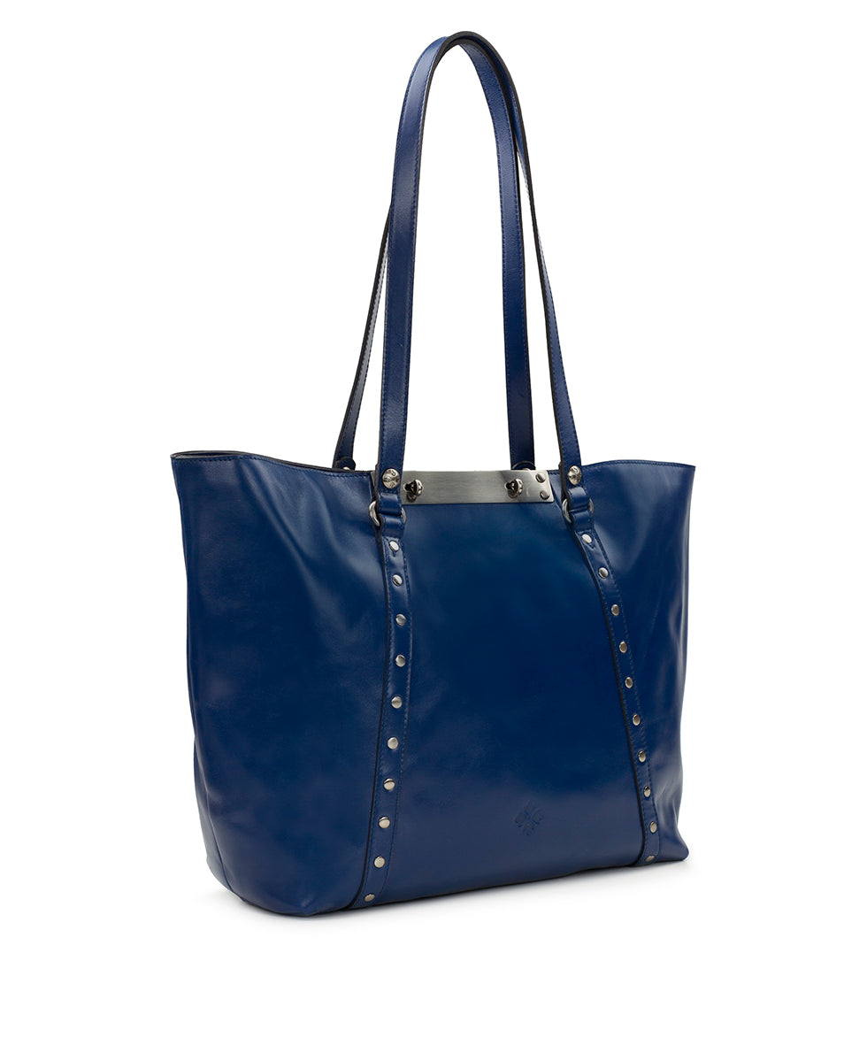 Benvenuto Tote - Vintage Distressed Leather - black - by Patricia Nash - View 48 of 62