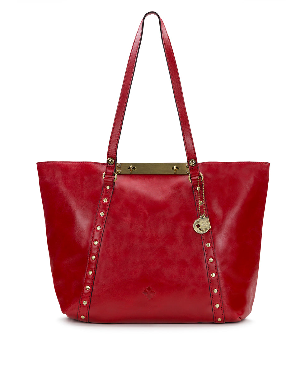 Benvenuto Tote - Vintage Distressed Leather - black - by Patricia Nash - View 41 of 62