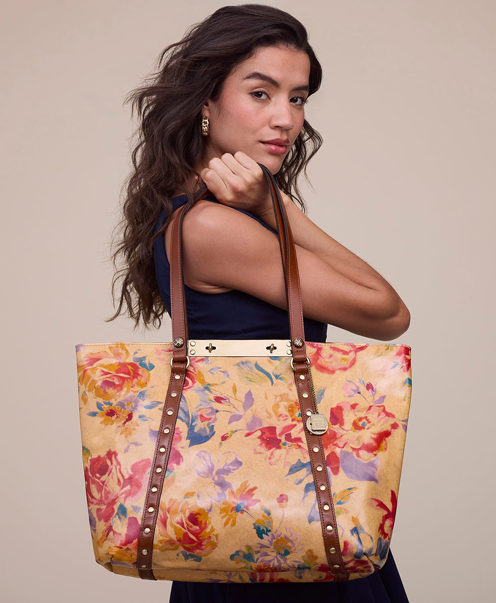 Female - Benvenuto Tote - Aegean Blooms - aegean blooms - by Patricia Nash - View 4 of 6