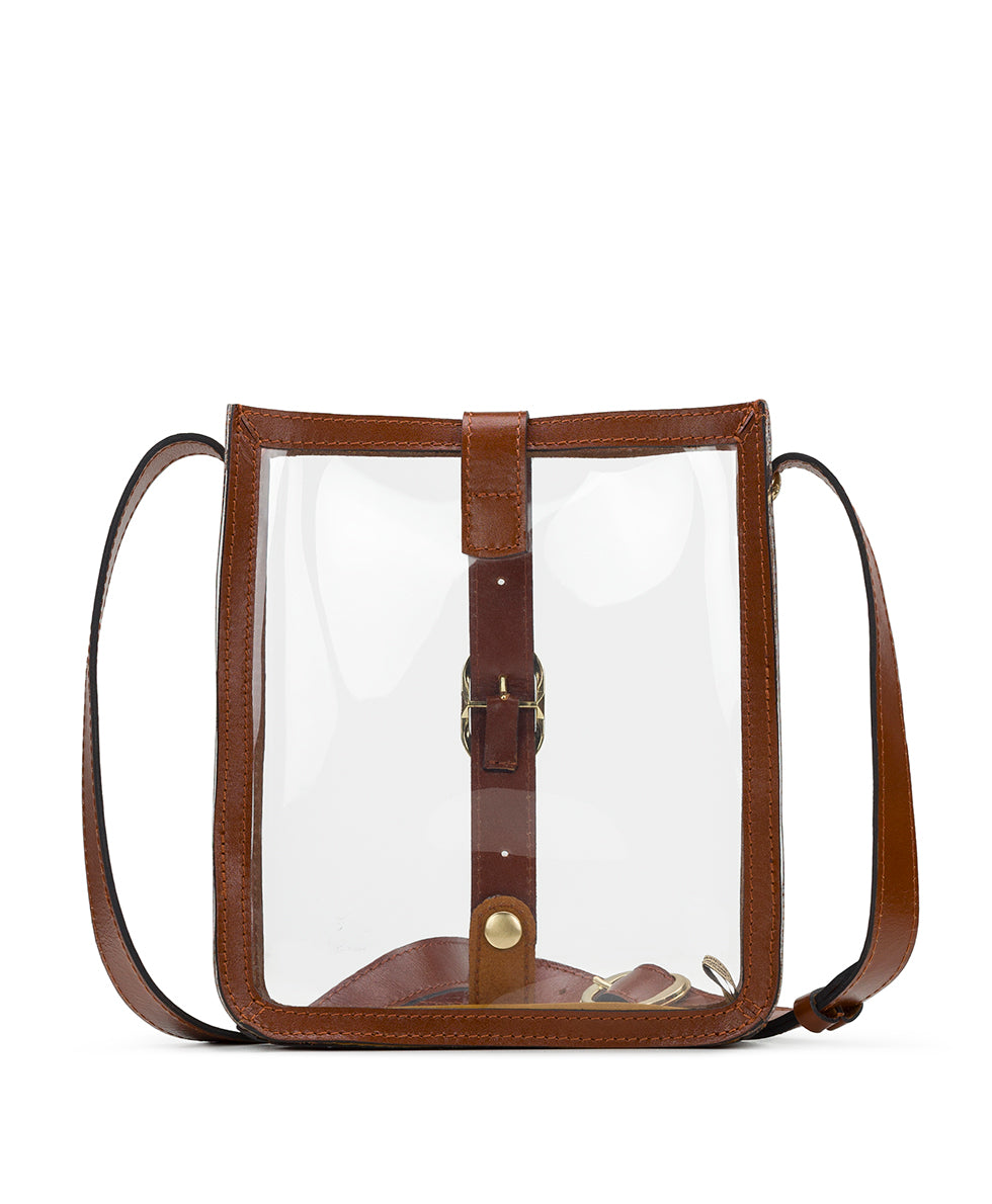Female - Venezia Crossbody Bag - Clear Bag - tan - by Patricia Nash - View 2 of 4